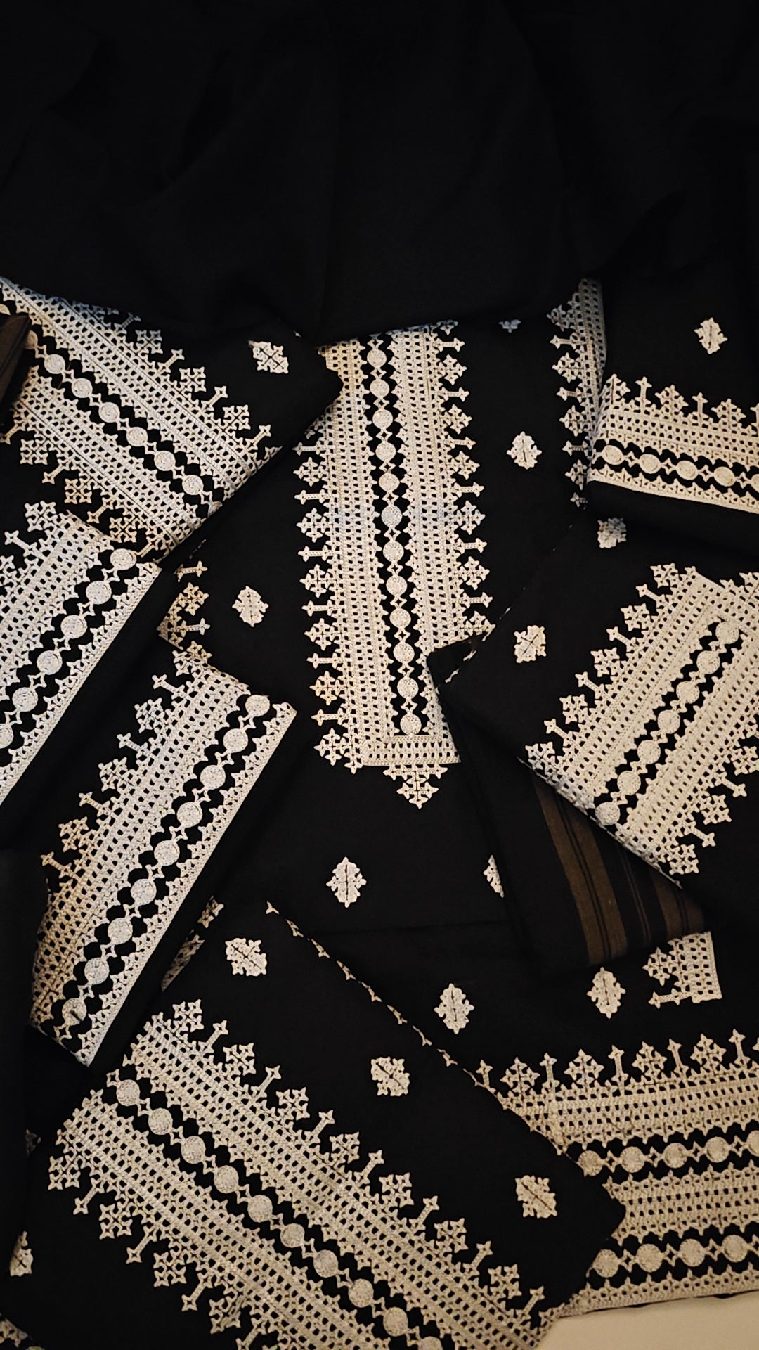 Black Shemry Khaddar Dress
