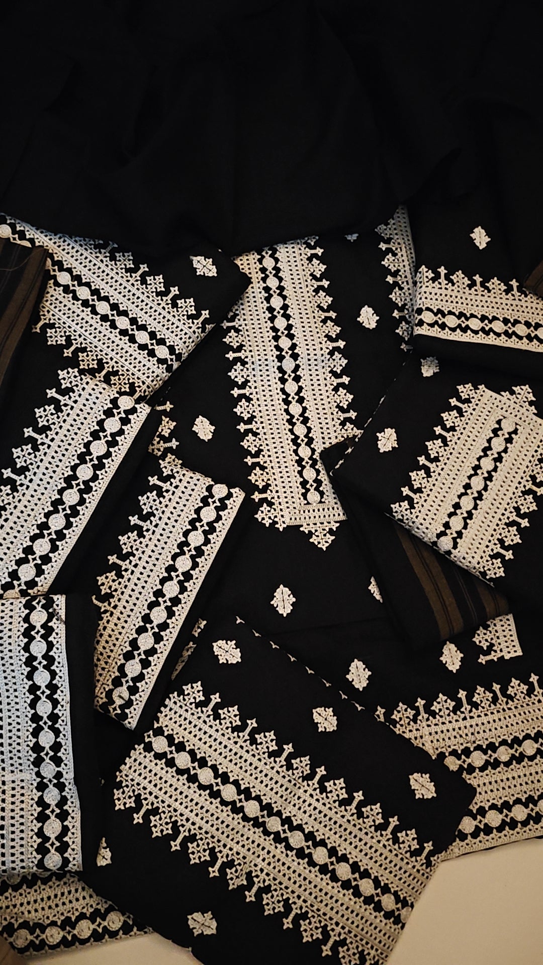 Black Shemry Khaddar Dress