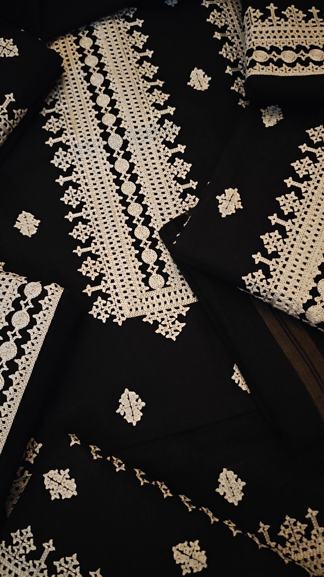Black Shemry Khaddar Dress