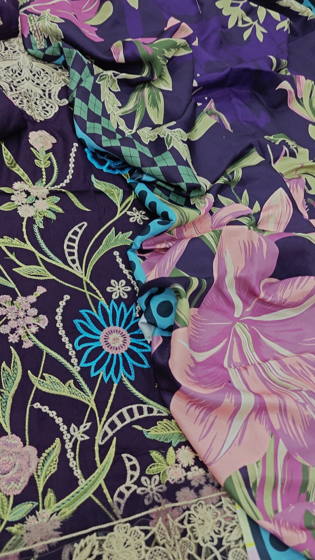 MUSHQ NEW WINTER DRESS IN PURPLE COLOR DHANAK WOOL STUFF